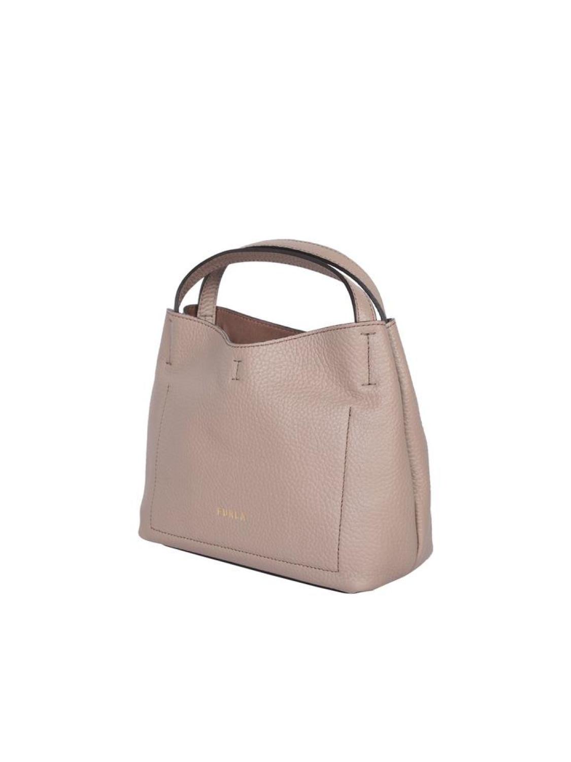 Furla Primula Logo Plaque Bucket Bag