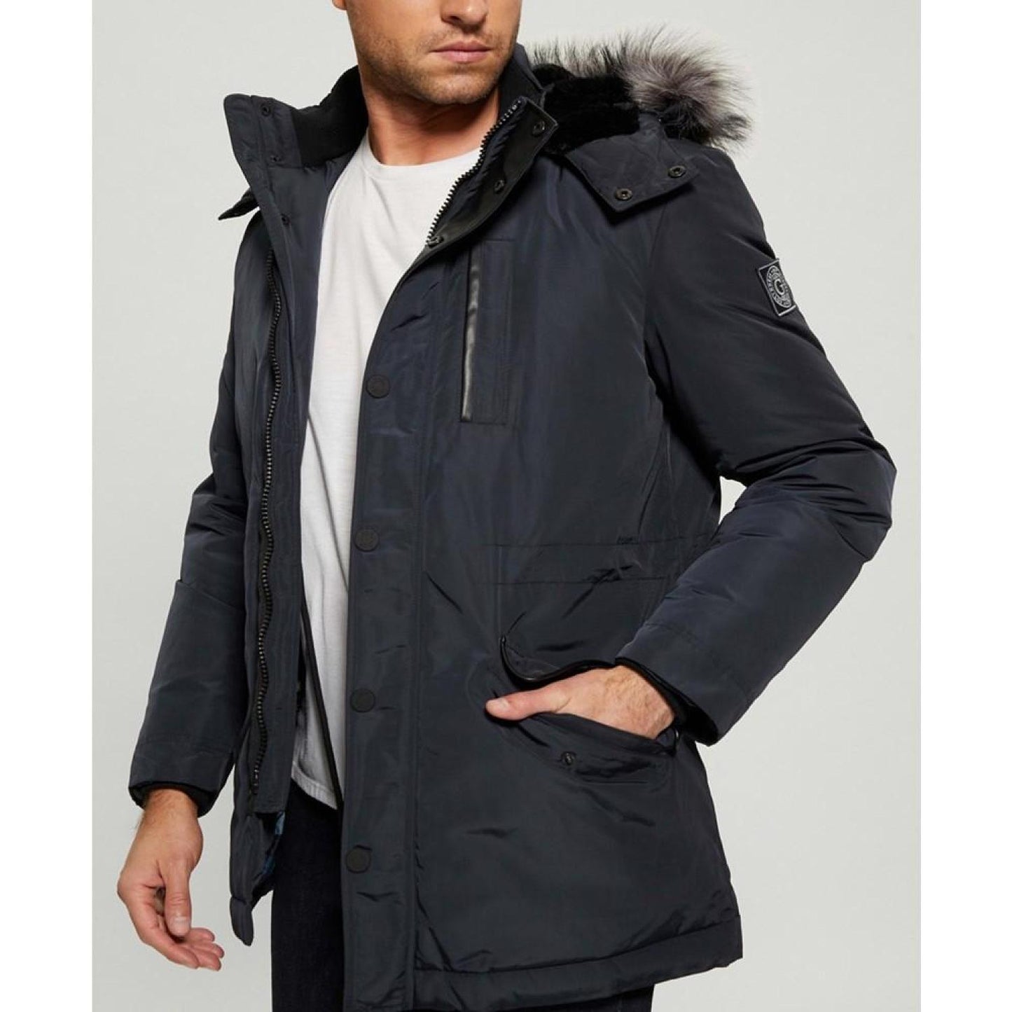 Men's Real Down Parka Jacket