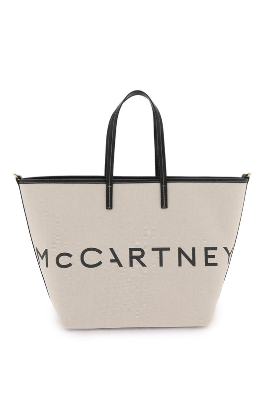 Stella mccartney organic cotton canvas tote bag