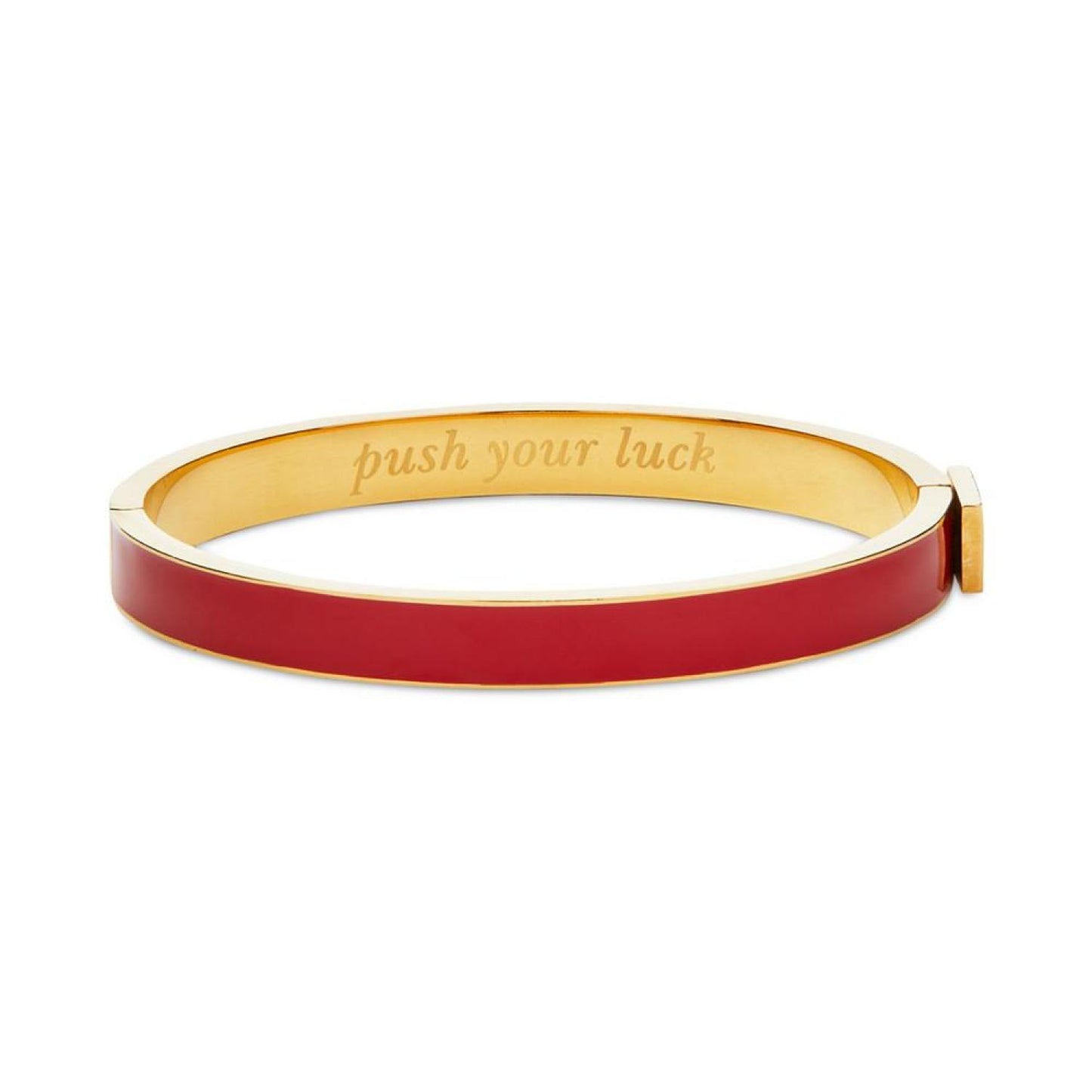 Gold-Tone Never A Dull Moment Color Inlay Bangle Bracelet