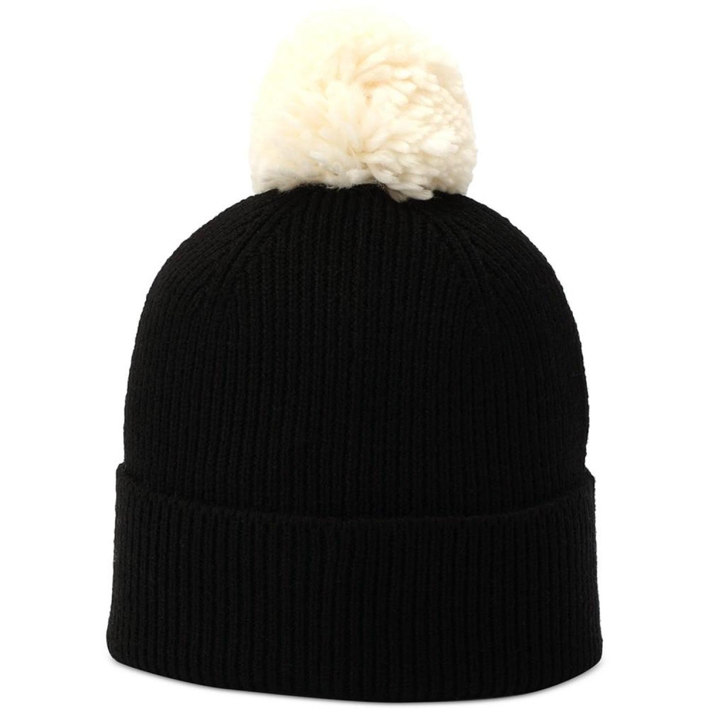 Women's Script Logo Pom Pom Beanie