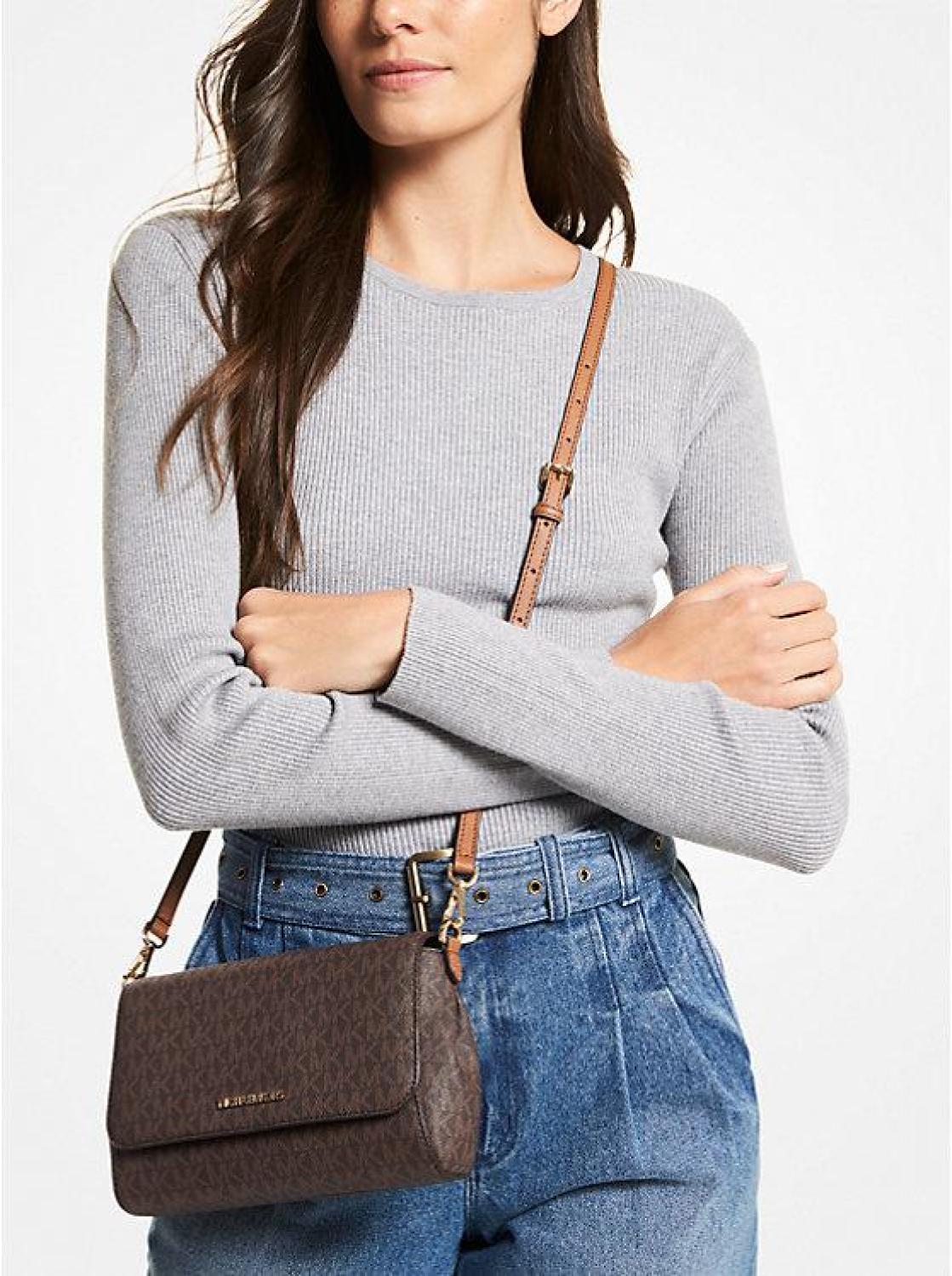 Medium Logo Convertible Crossbody Bag