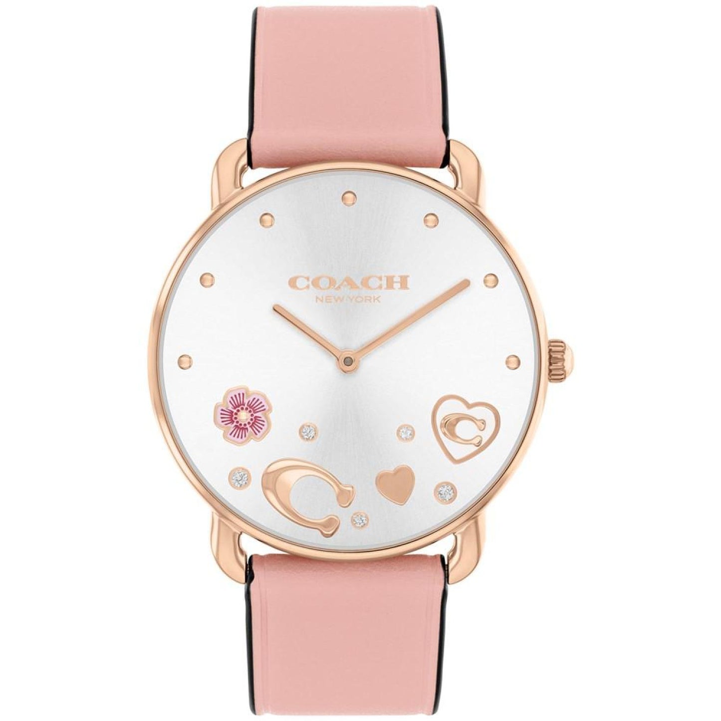 Women's Elliot Blush Leather Strap Watch 36mm