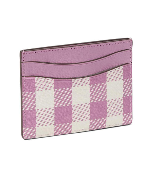 Morgan Gingham Field Printed Pvc Card Holder