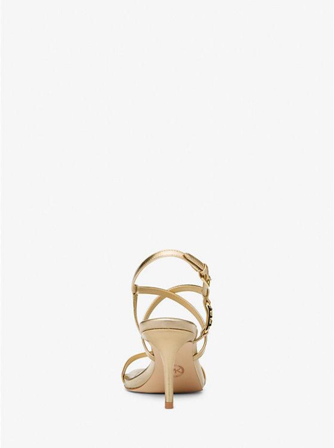 Veronica Metallic Leather Sandal