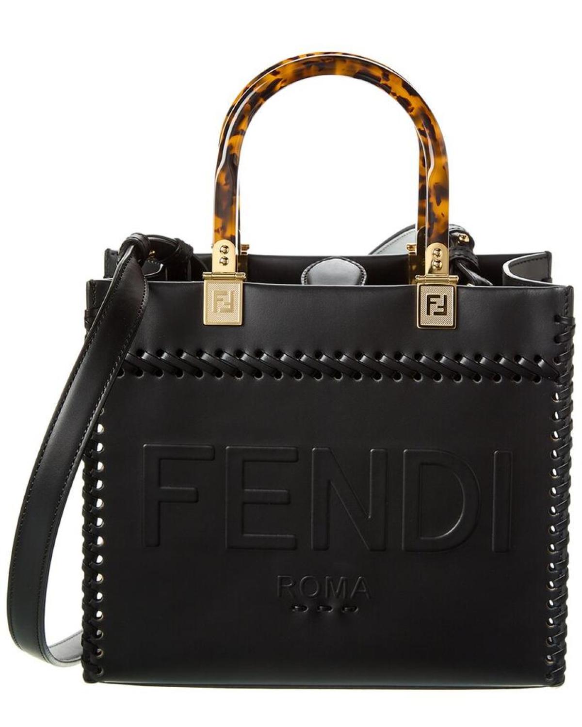 FENDI Sunshine Small Leather Tote