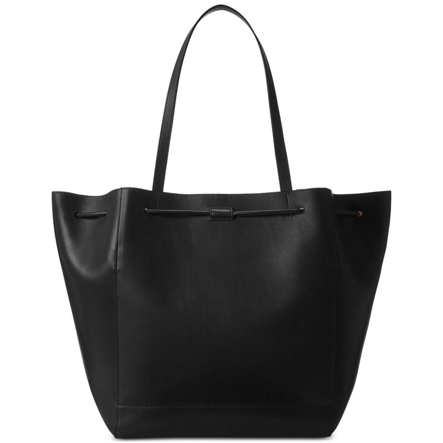 Andie Large Leather Drawstring Tote