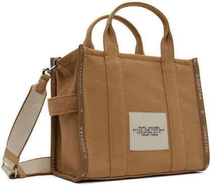 Tan 'The Jacquard Medium' Tote