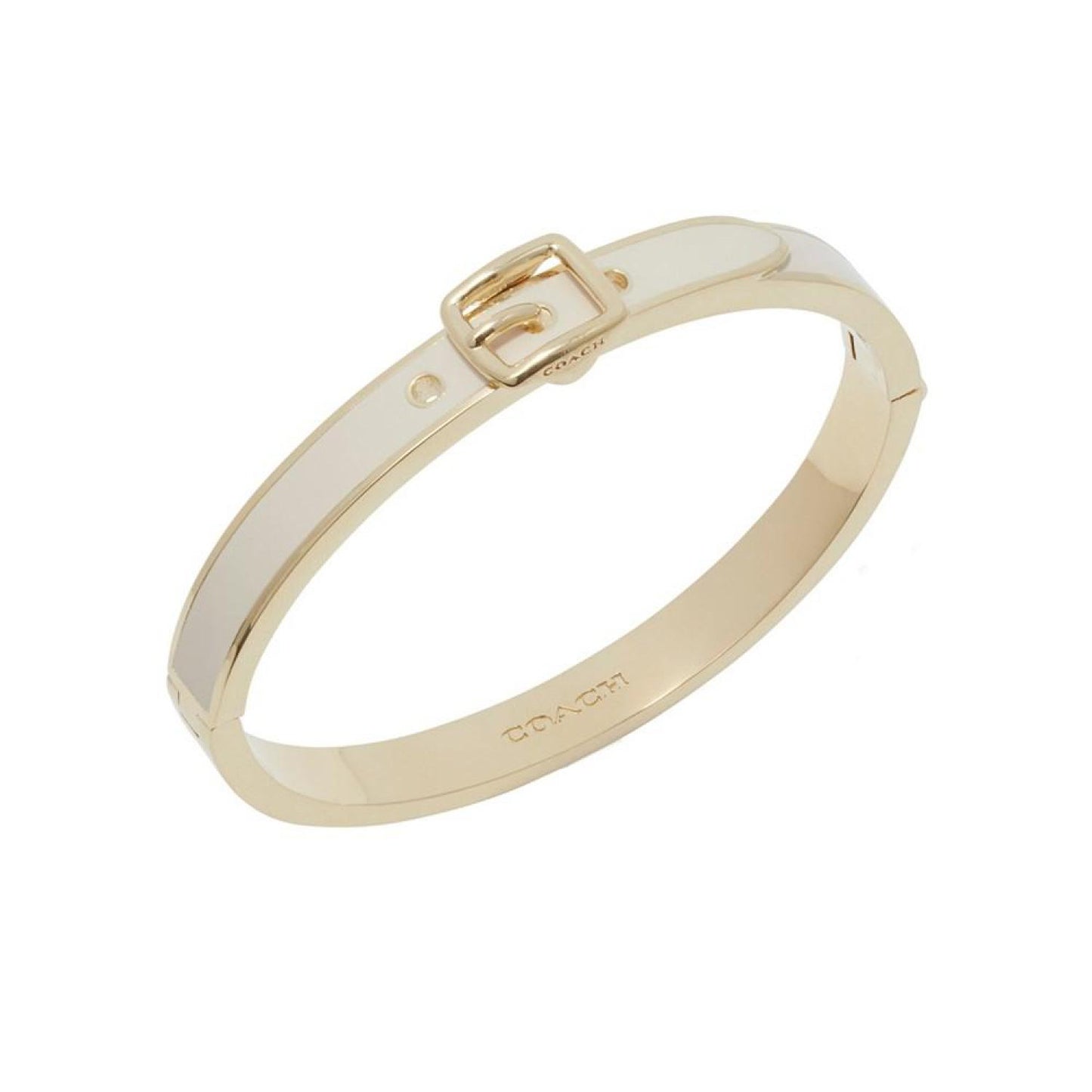 Enamel Buckle Bangle Bracelet