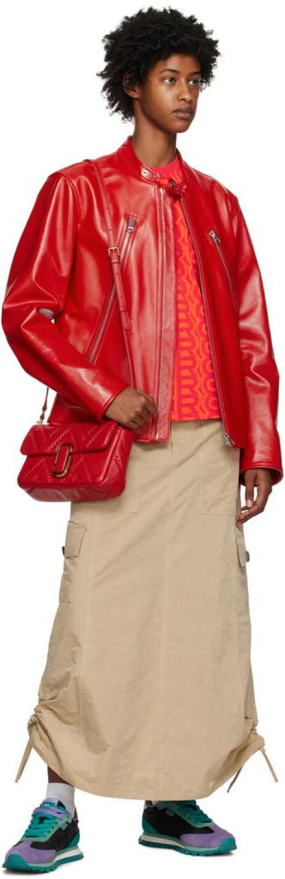 Red 'The Quilted Leather J Marc' Bag