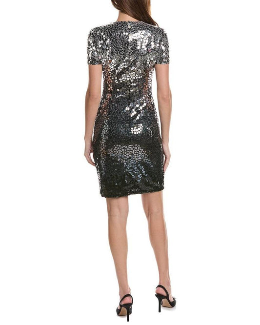 Michael Kors Collection Embellished Sheath Dress