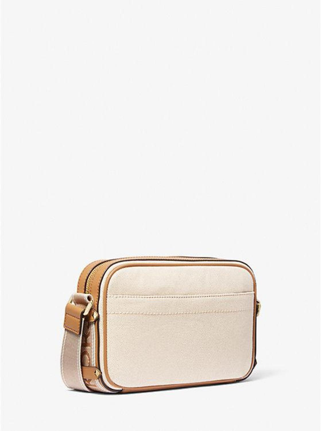 Maeve Large Canvas and Smooth Crossbody Bag