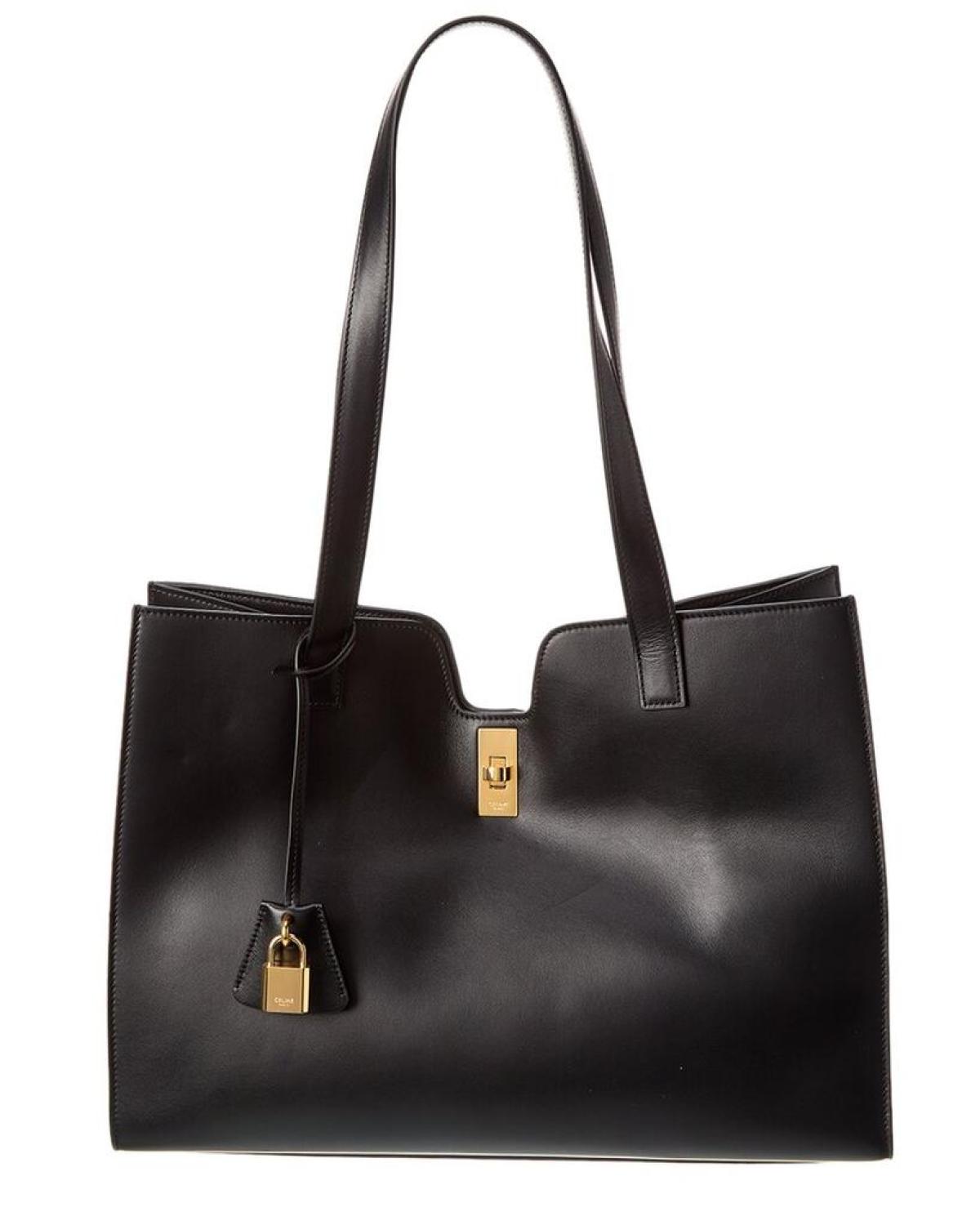 CELINE Cabas 16 Leather Tote