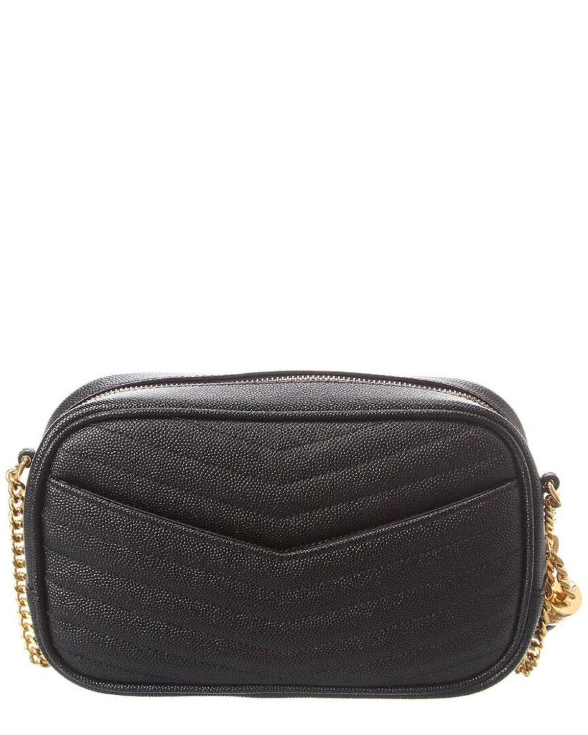 Saint Laurent Lou Mini Quilted Leather Crossbody