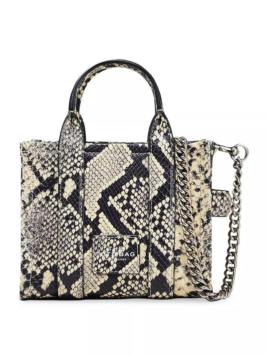 The Snakeskin Mini Tote