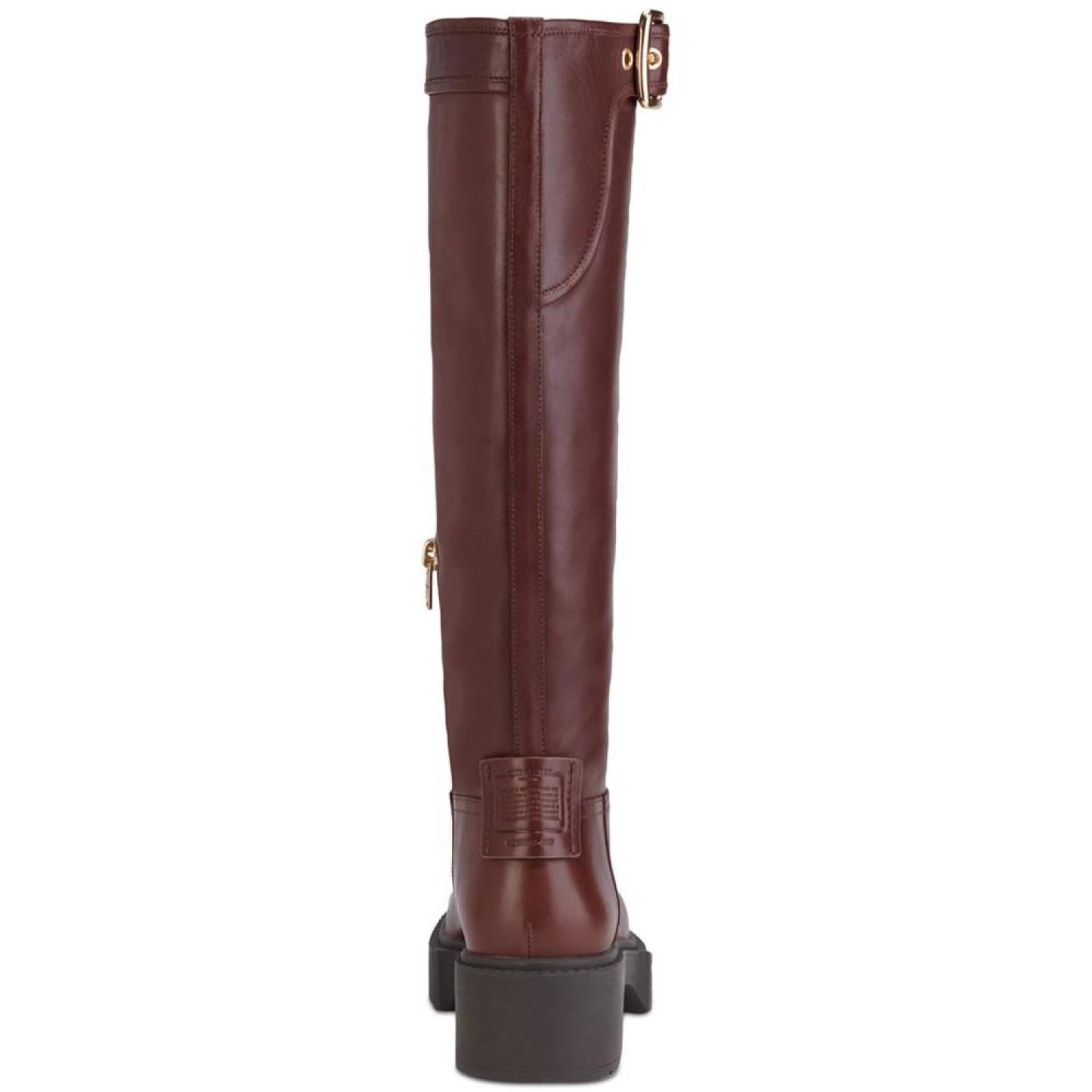 Women's Lilli Buckled-Strap Block-Heel Riding Boots