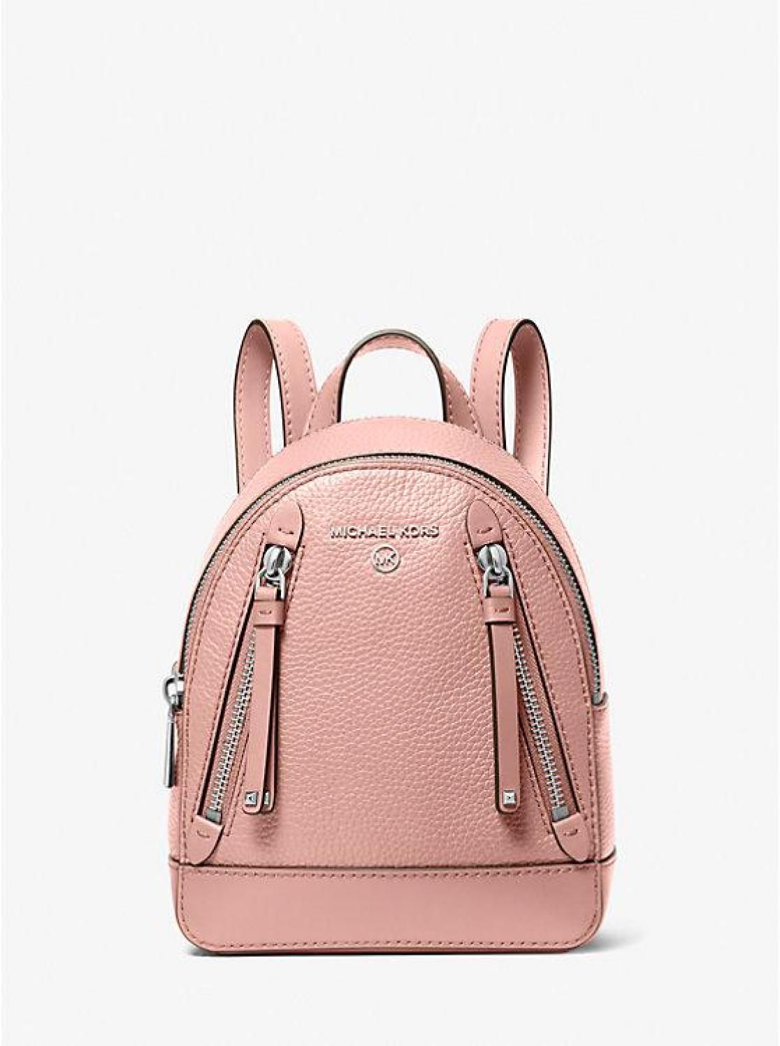 Brooklyn Extra-Small Pebbled Leather Backpack