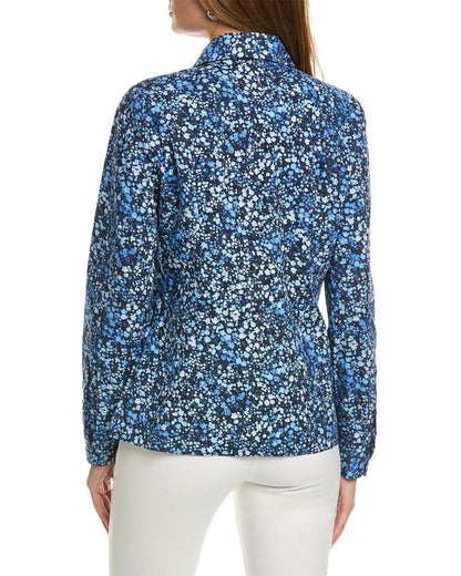 Michael Kors Floral Popln Hansen Top