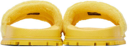 Yellow 'The Terry Slide' Sandals