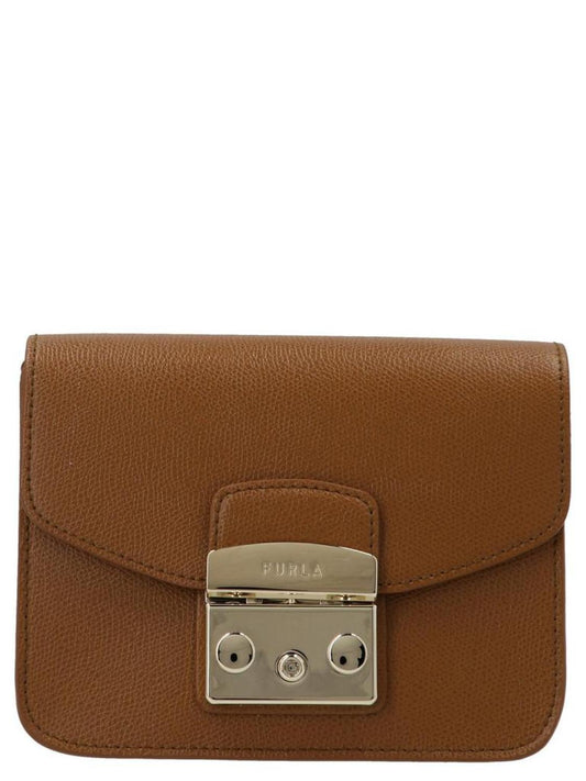 Furla Metropolis Logo-Engraved Mini Crossbody Bag