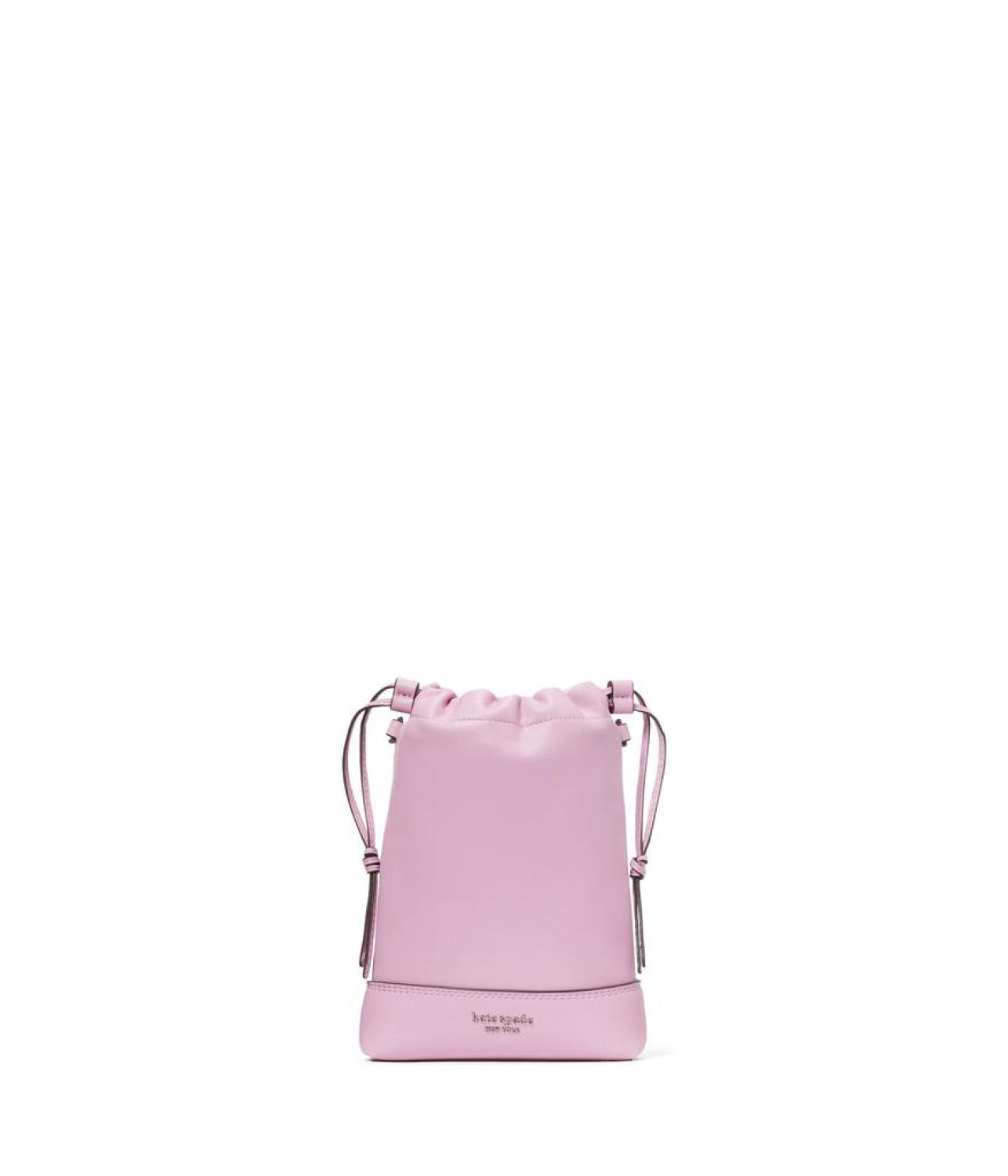 Eva Smooth Nappa Leather Bucket Phone Crossbody