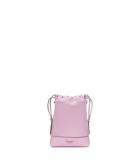 Eva Smooth Nappa Leather Bucket Phone Crossbody