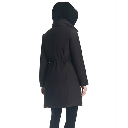 Women's Bibbed Hooded Puffer Coat