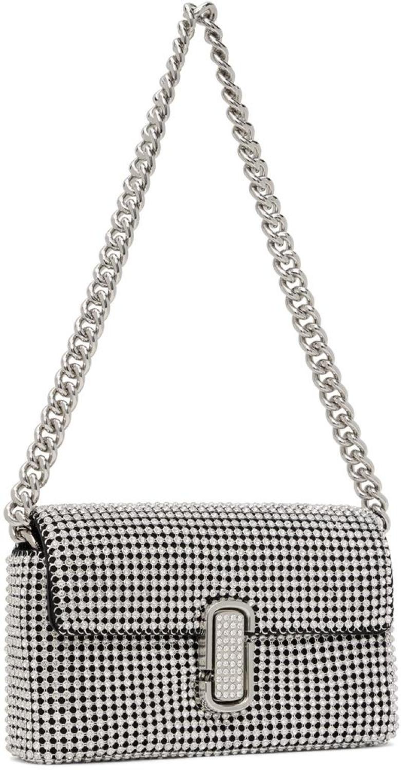 Silver Mini 'The Rhinestone J Marc' Bag