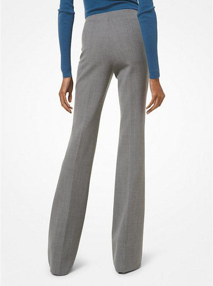 Brooke Stretch Crepe Flared Pants