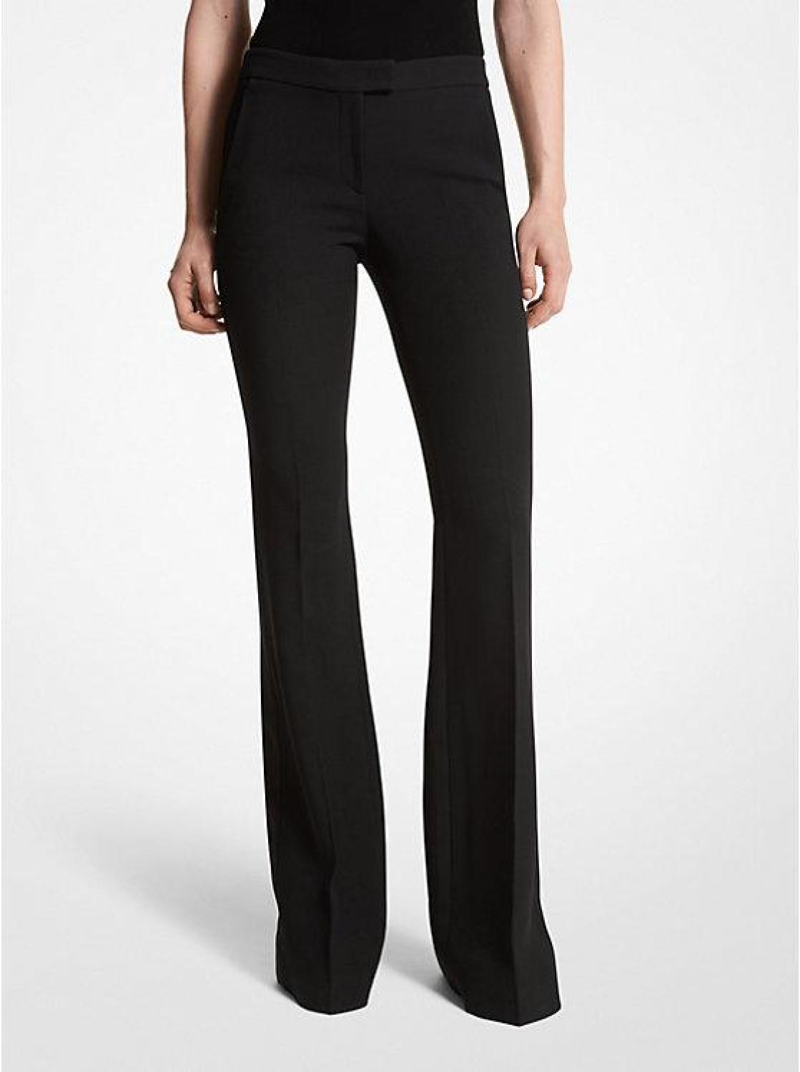 Haylee Wool Gabardine Flared Trousers