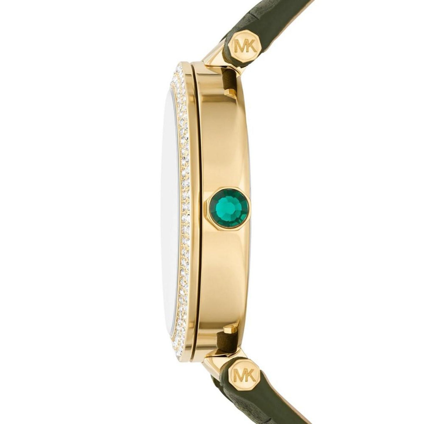 Women's Parker Quartz Three-Hand Amazon Green Suede Leather Watch 39mm