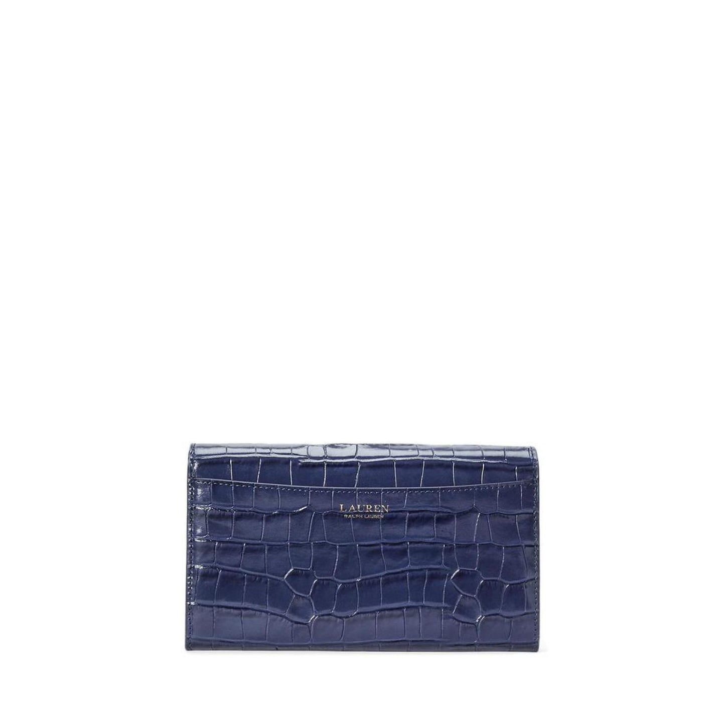 Embossed Leather Adair Wallet Crossbody