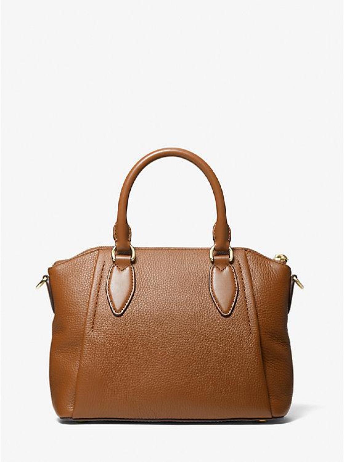 Sienna Medium Pebbled Leather Satchel