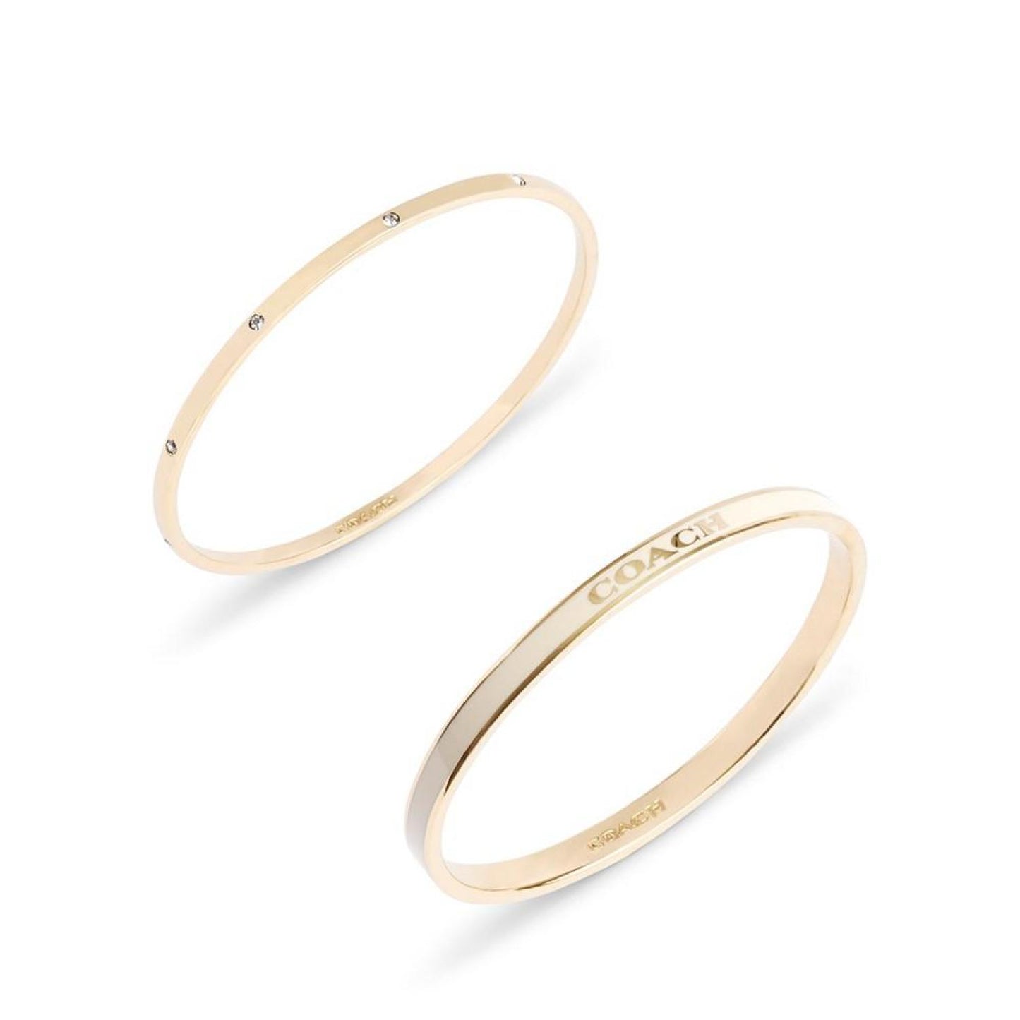 Faux Stone Signature Duo Bangle Boxed Set