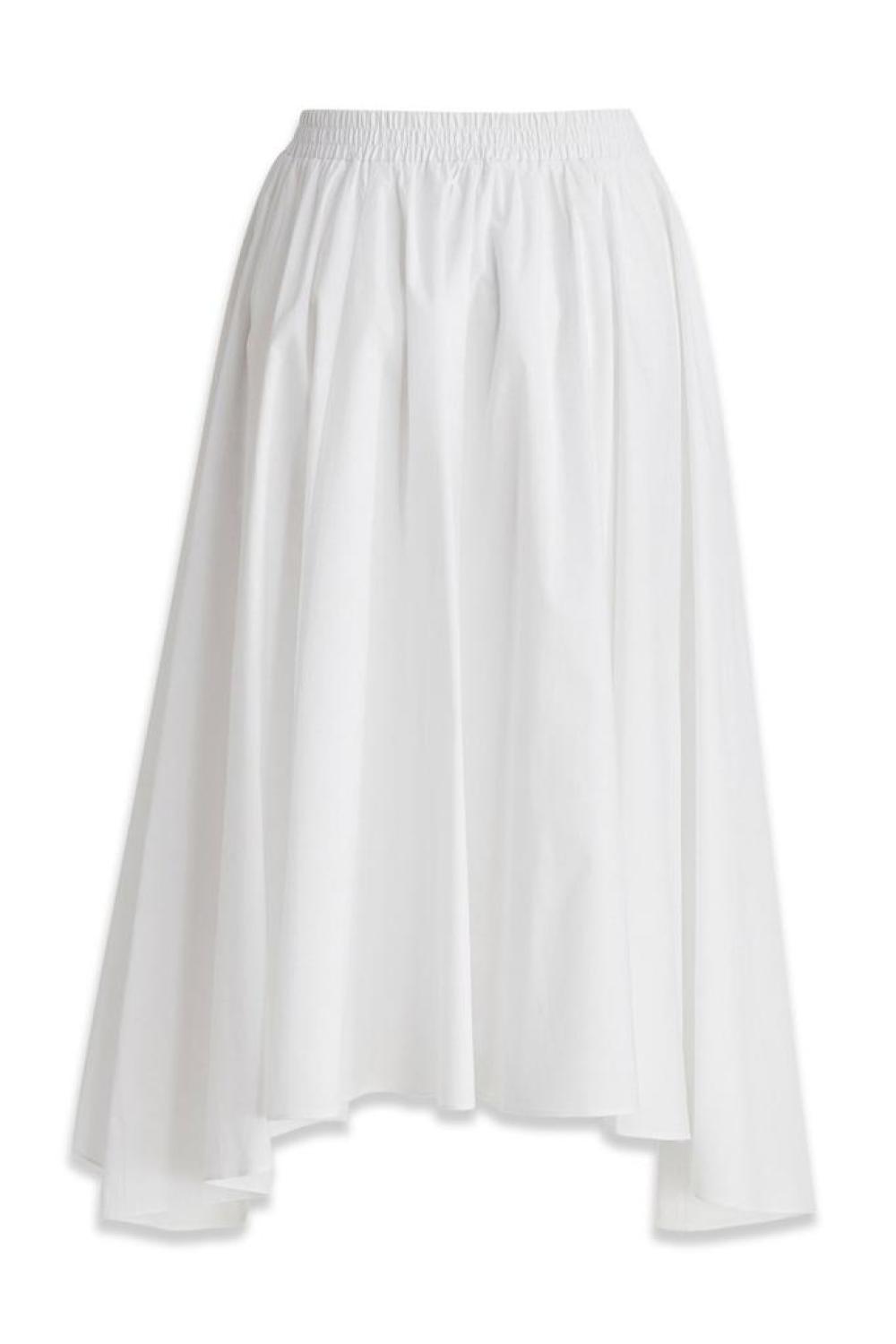 Michael Michael Kors Poplin Handkerchief Midi Skirt