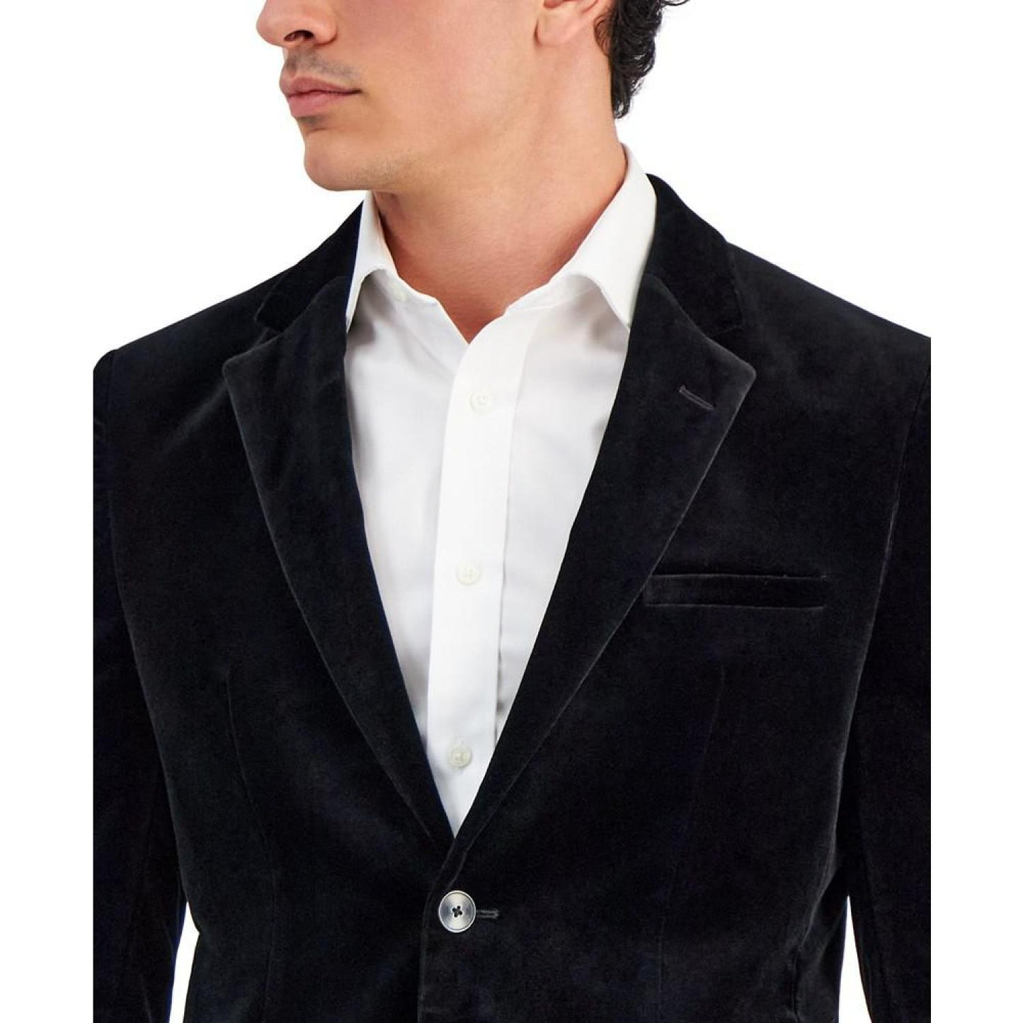 Men's Modern-Fit Velvet Dinner Jacket