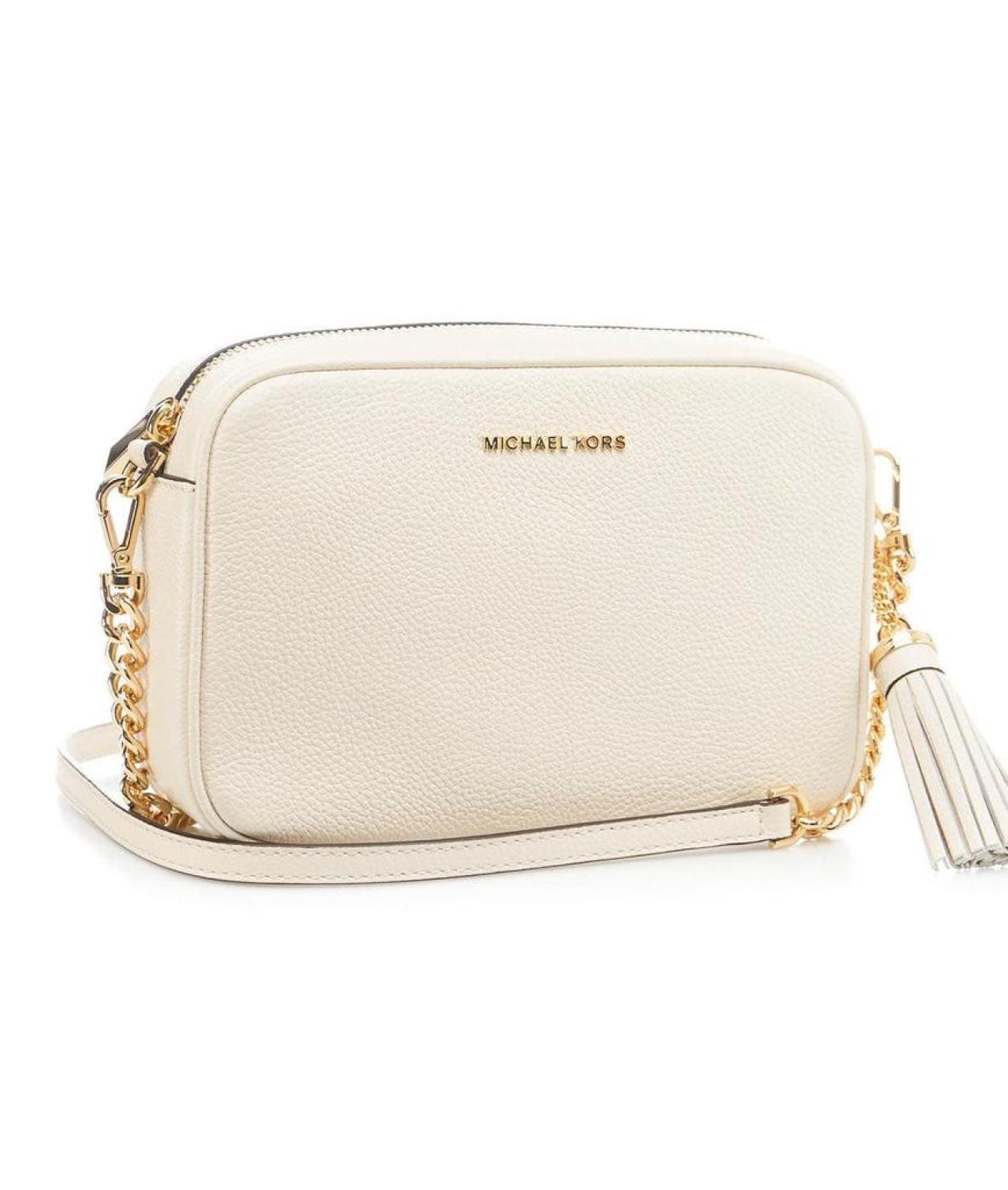 Michael Michael Kors Logo Plaque Zipped Medium Crossbody Bag