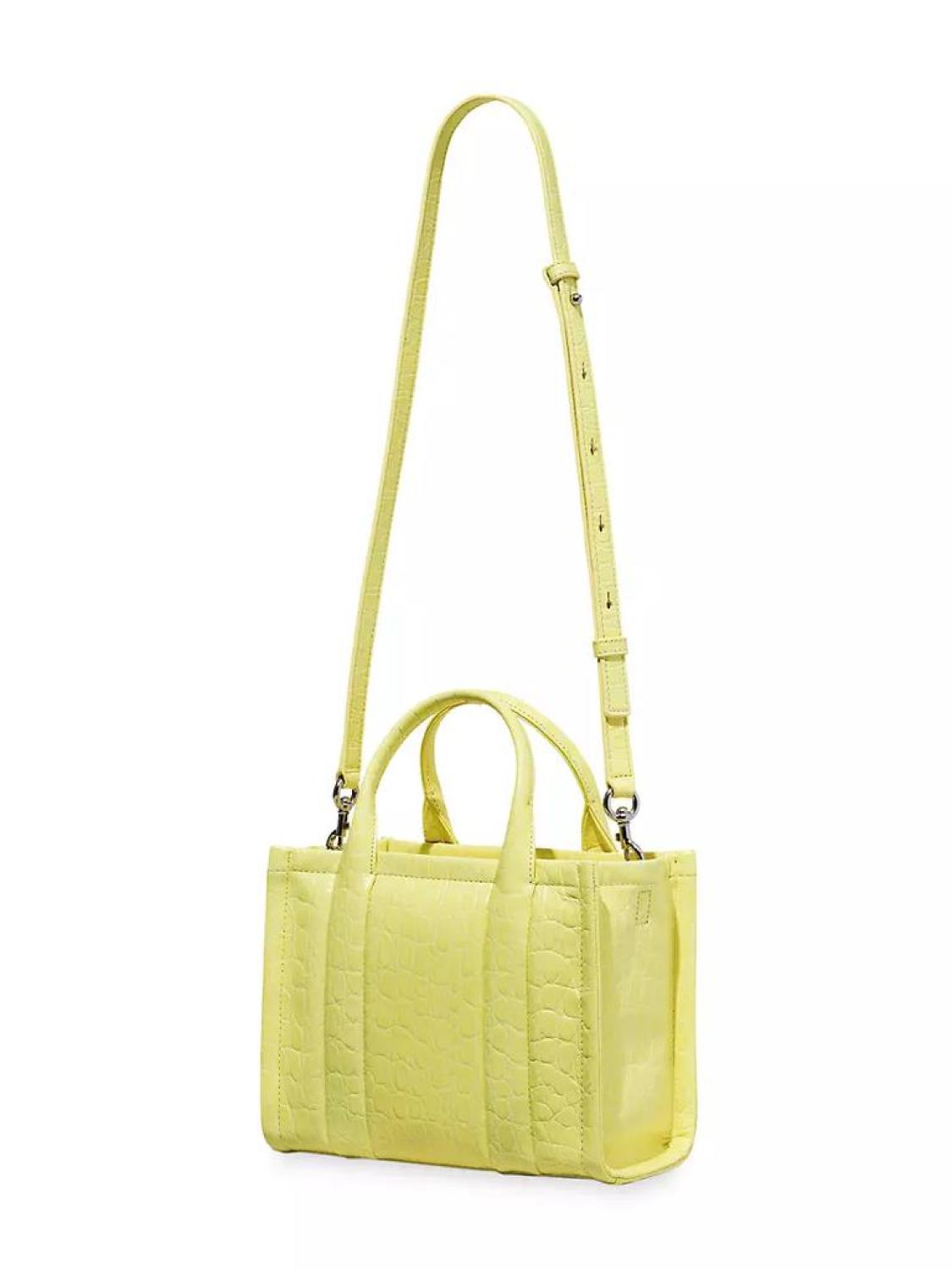 The Croc-Embossed Small Tote