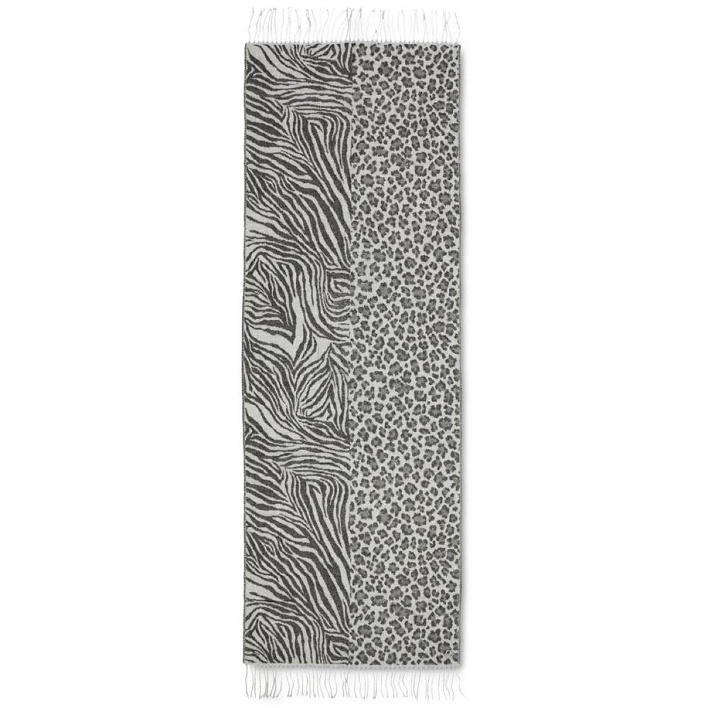 Women's Split-Animal-Print Scarf