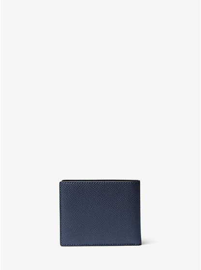 Harrison Crossgrain Leather Billfold Wallet With Passcase