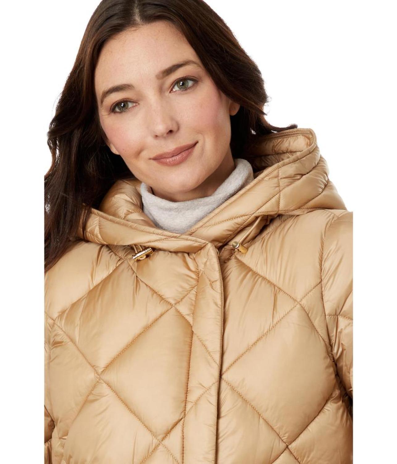 Hooded Long Quilt Puffer M426079C68