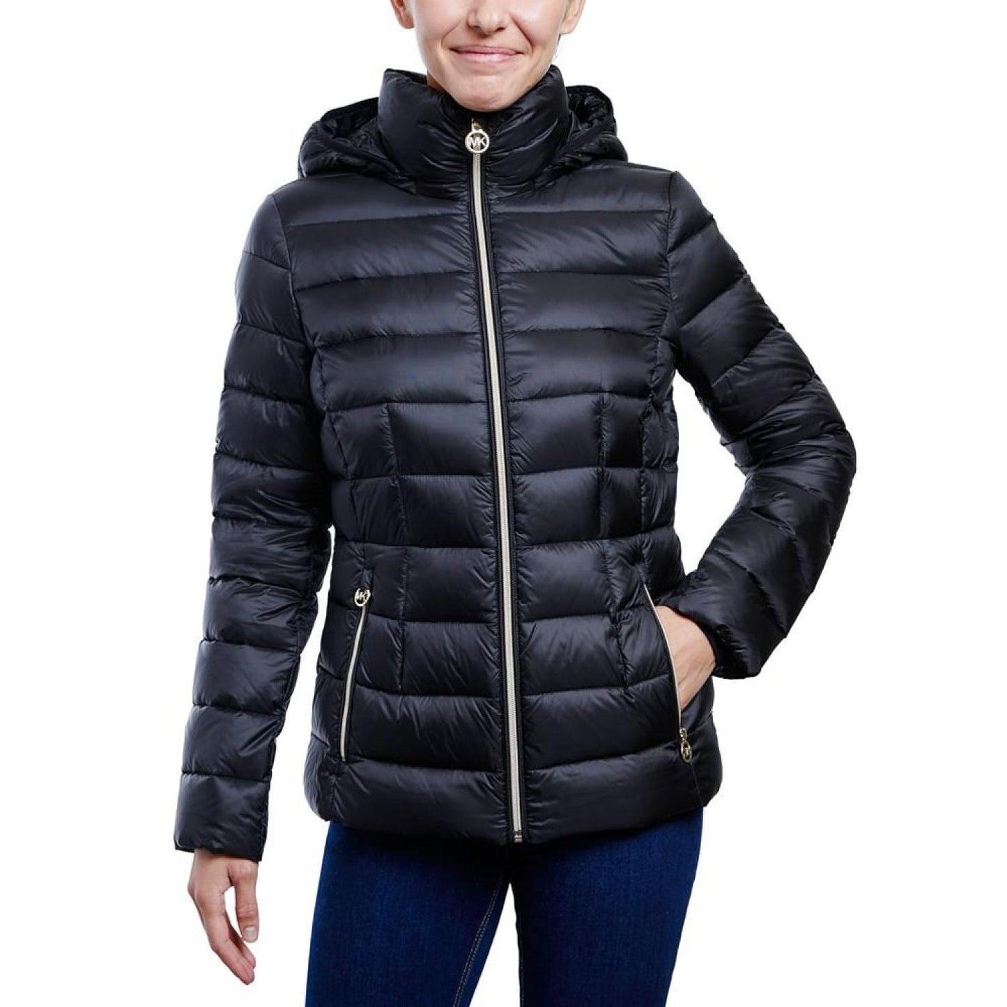 Women's Hooded Packable Down Shine Puffer Coat, Created for Macy's