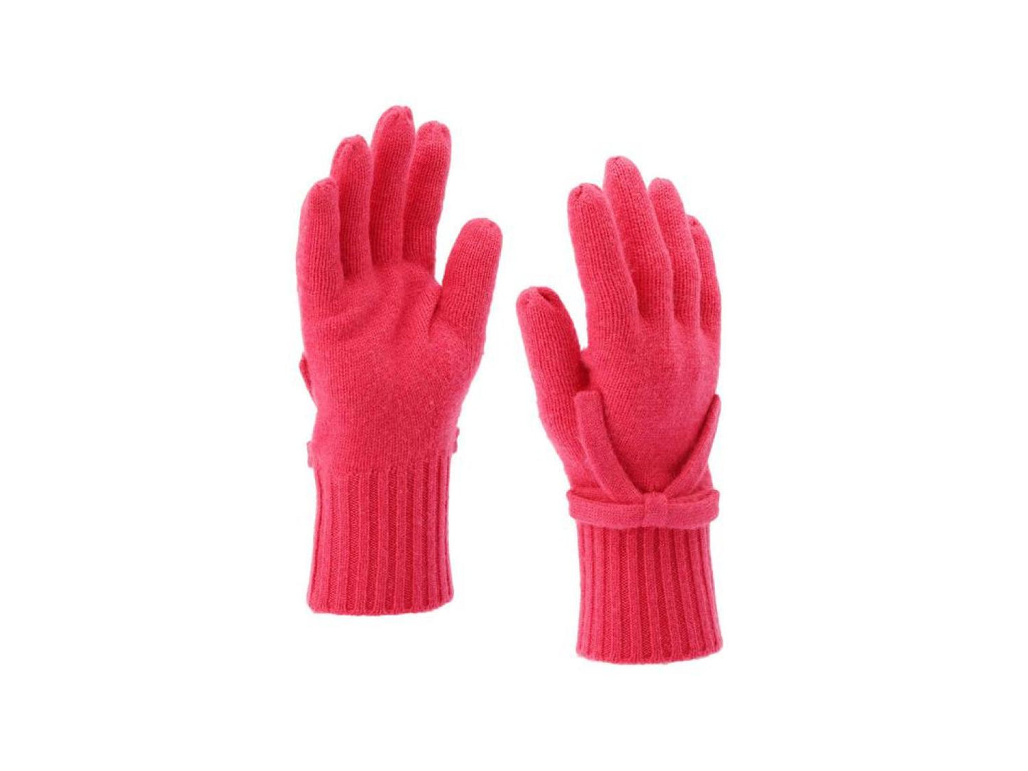 Bow Knit Gloves