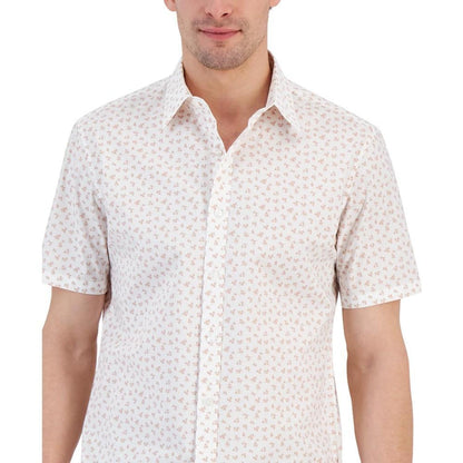 Men's Slim-Fit Patterned Shirt