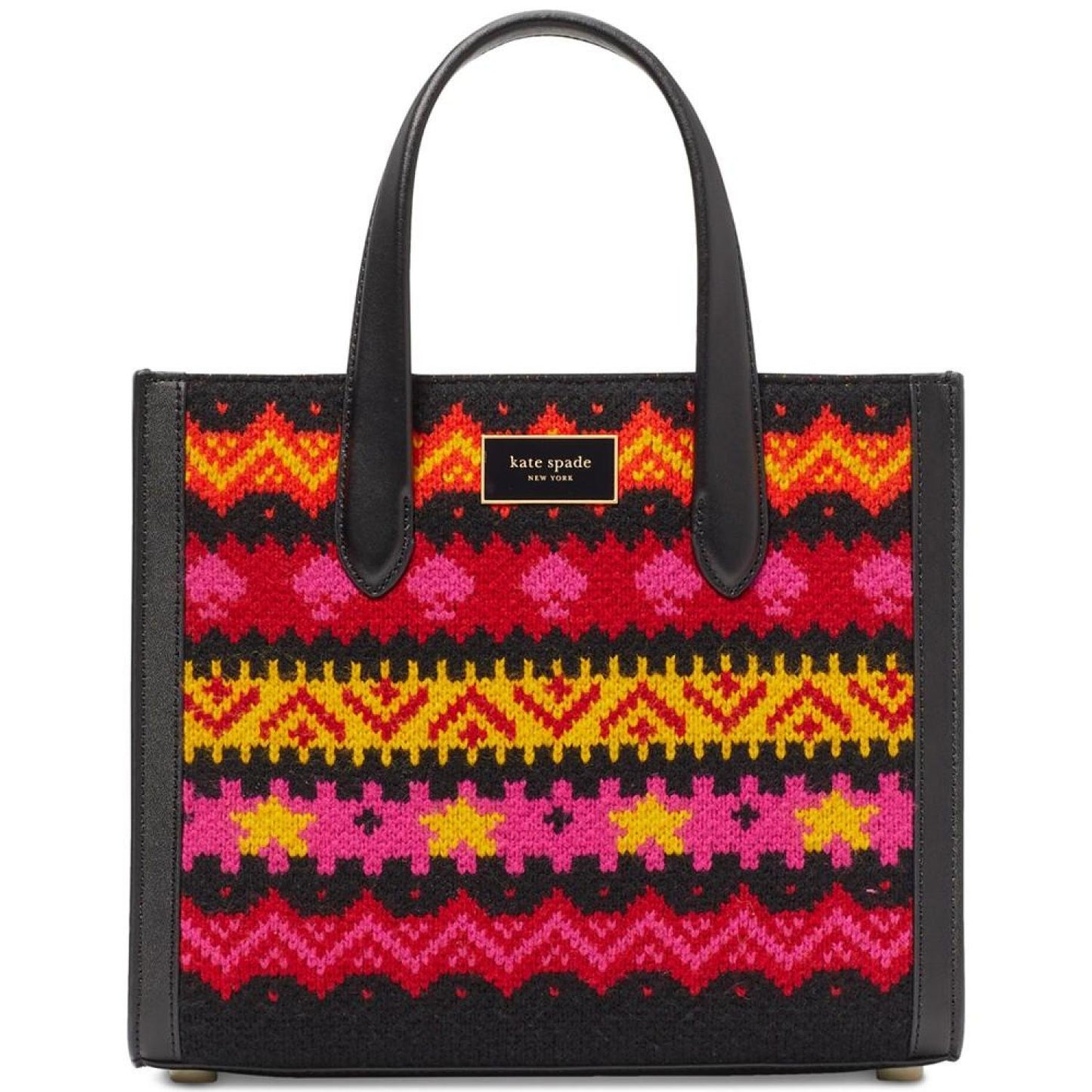 Manhattan Carnival Fair Isle Sweater Knit Tote