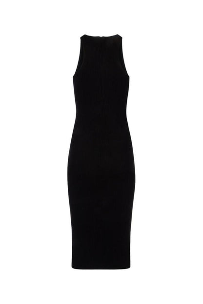 Michael Michael Kors Sleeveless Ribbed Knit Midi Dress