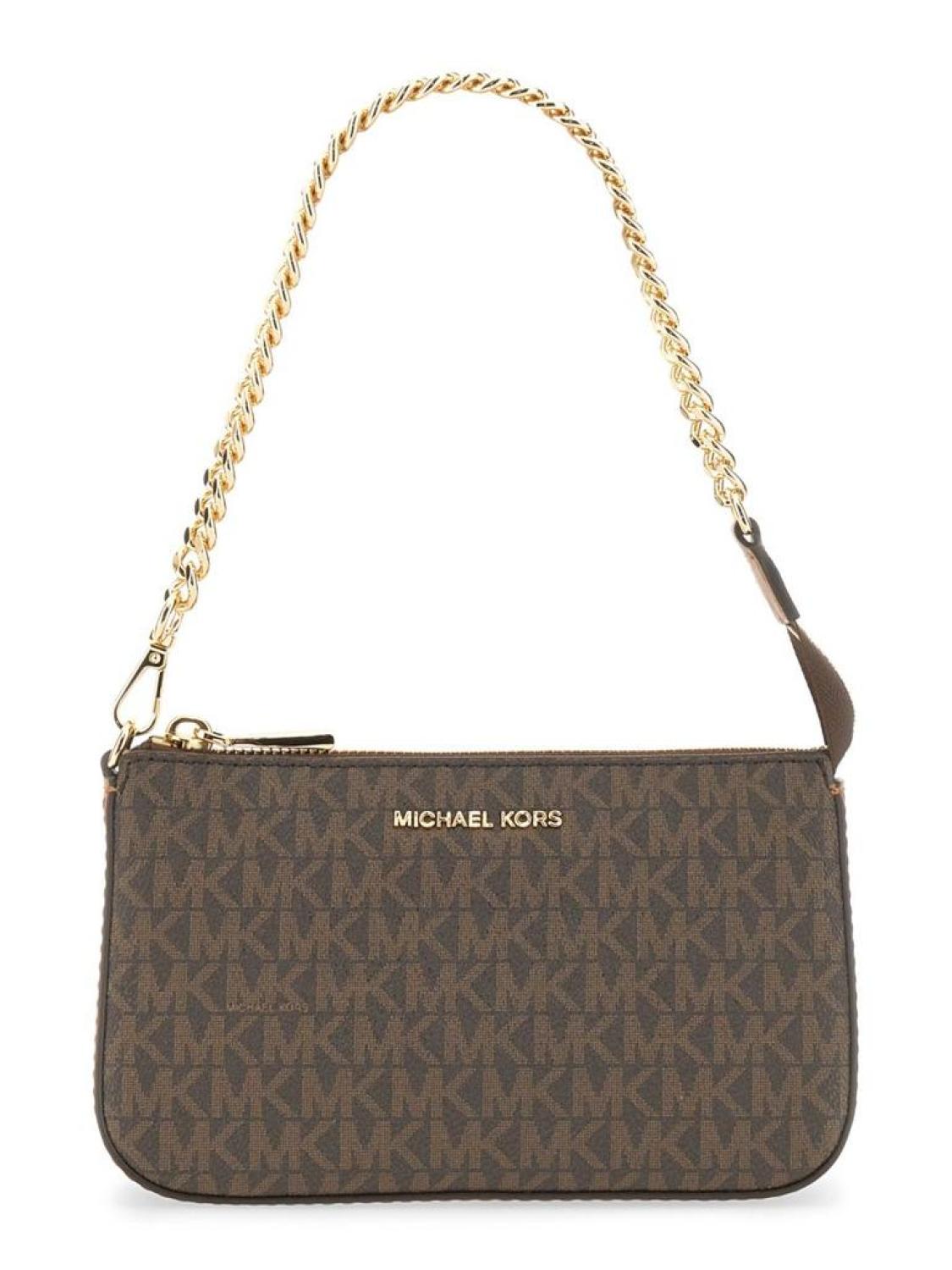 Michael Michael Kors Jet Set Logo Plaque Shoulder Bag