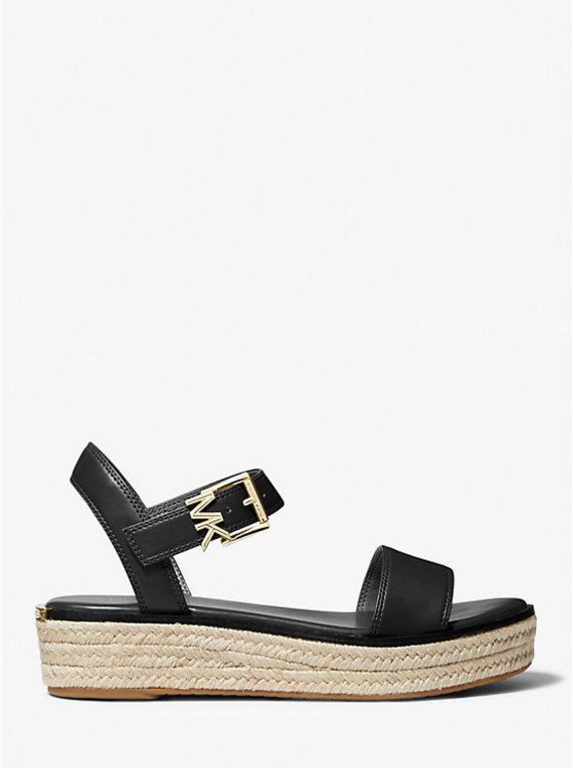 Richie Faux Leather Platform Espadrille Sandal