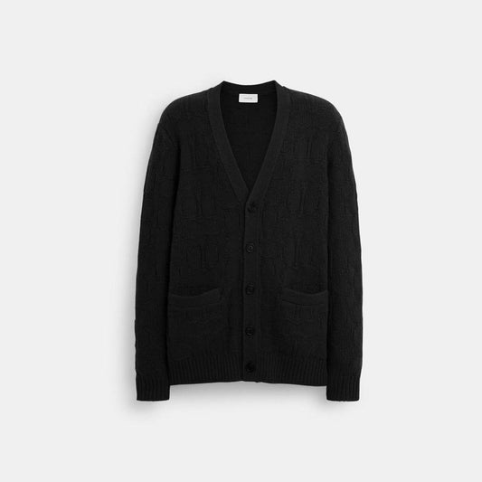 Coach Outlet Signature Knit Cardigan