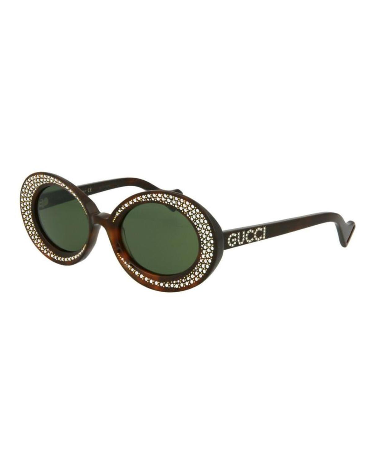 Round-Frame Acetate Sunglasses